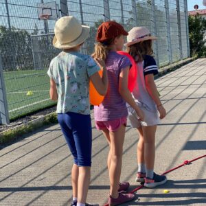 Sportfest Gänserndorf Stadt 2022 - Schüler beim sporteln